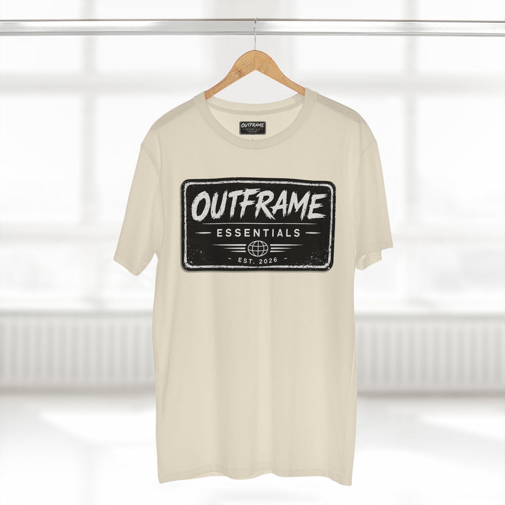 OUTFRAME® Essentials Logo T-Shirt | Premium Minimalist Streetwear | Signature Collection