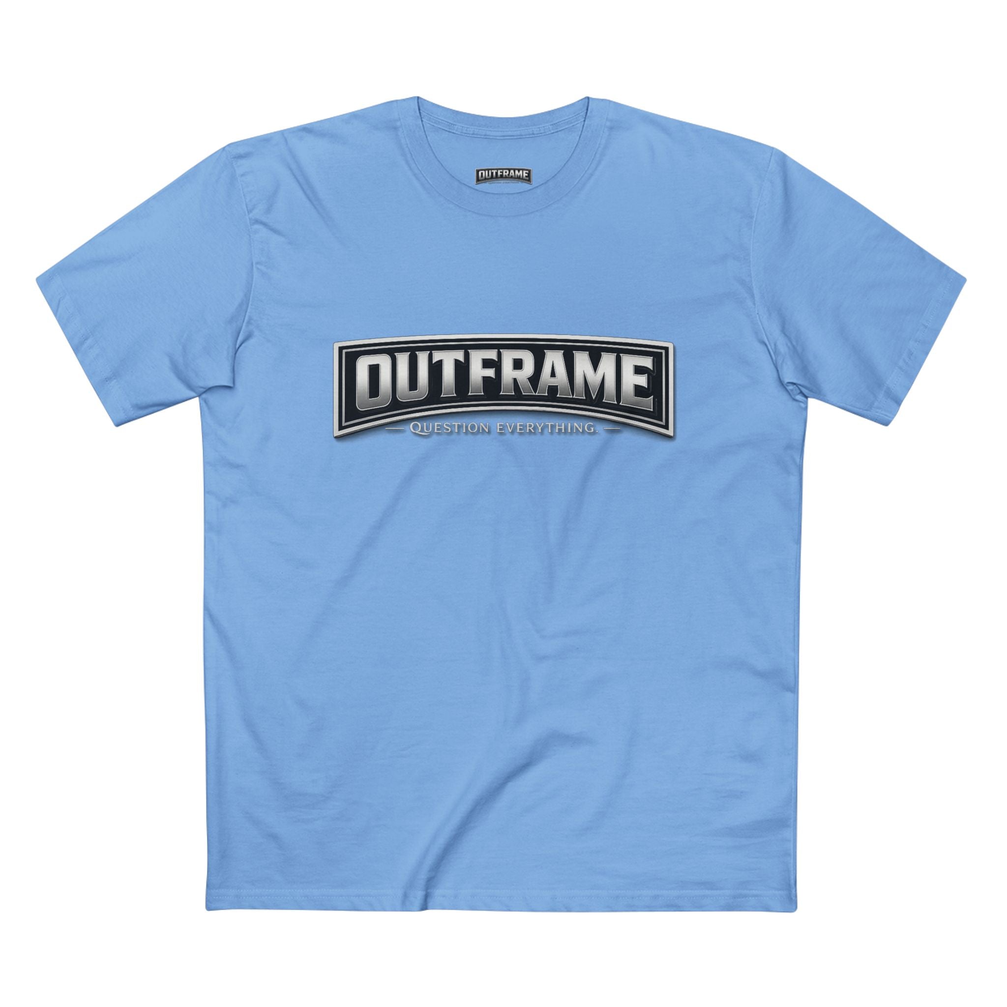 OUTFRAME® Question Everything. | Premium Minimalist Statement T-Shirt | Essentials Collection