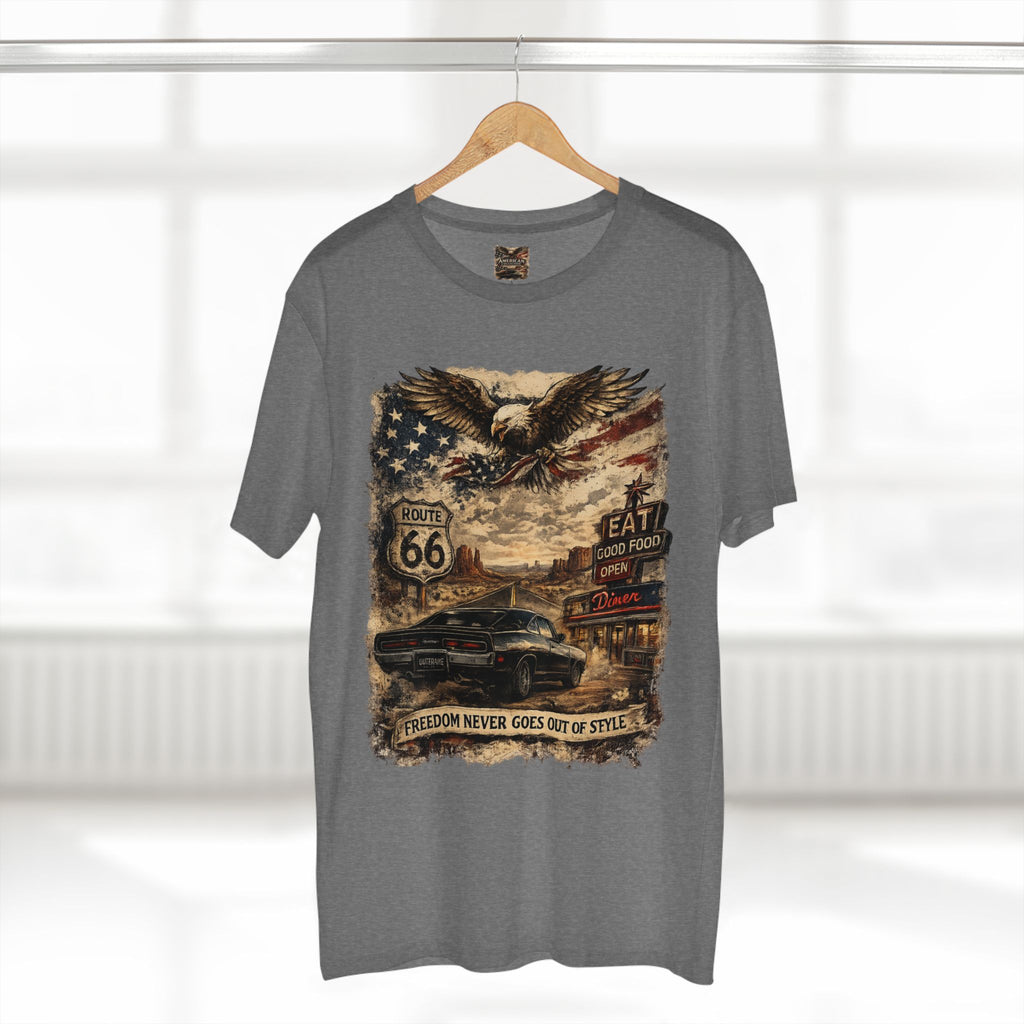 Freedom Never Goes Out of Style – Vintage American Muscle Car T-Shirt