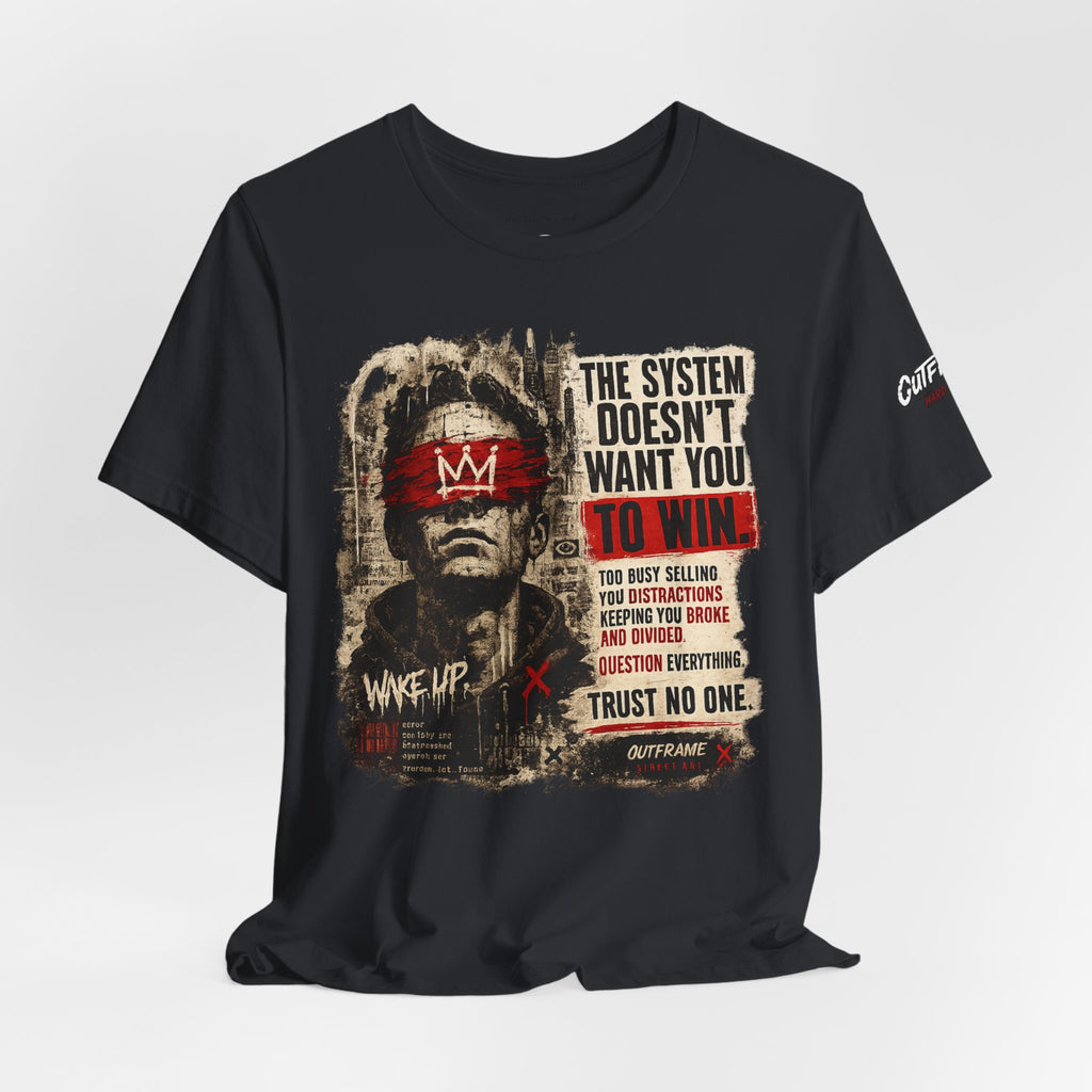 The System Doesn't Want You To Win – Hard Truths Premium Graphic T-Shirt