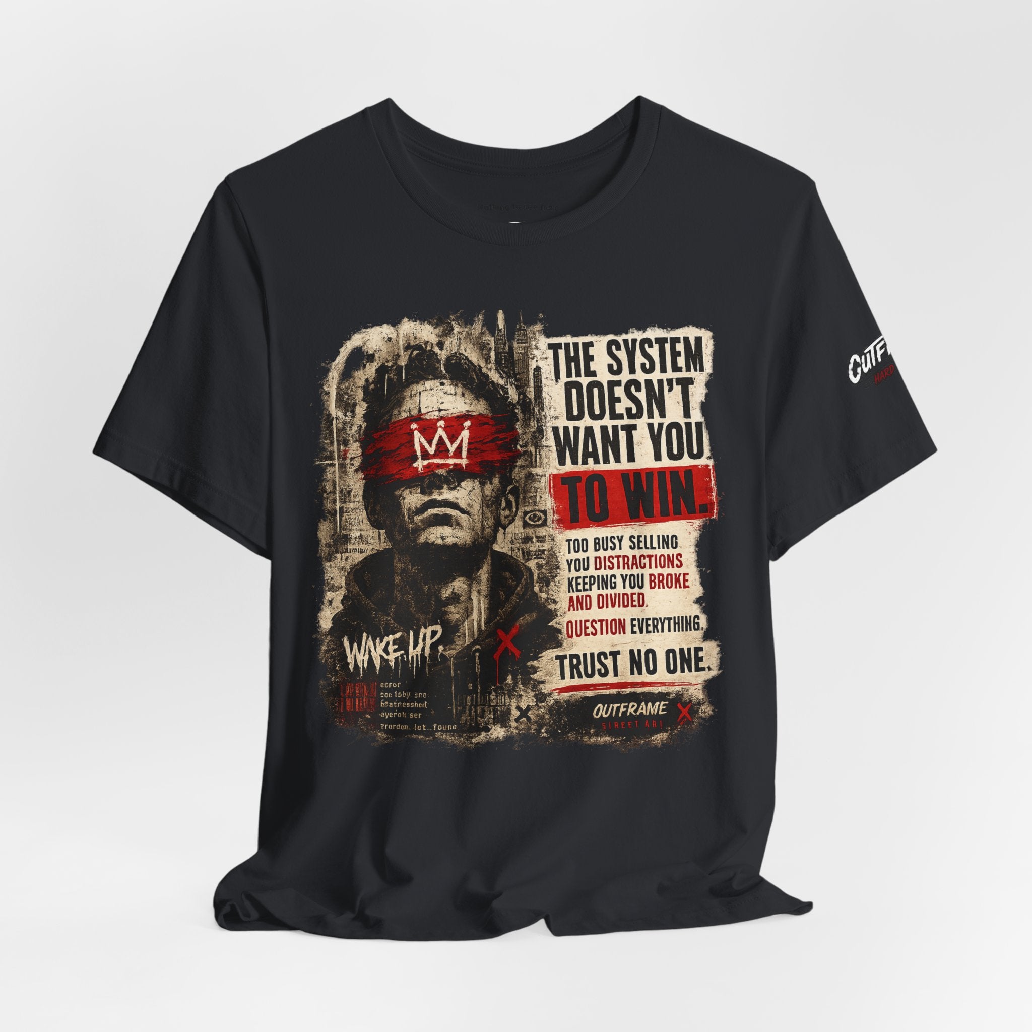 The System Doesn't Want You To Win – Hard Truths Premium Graphic T-Shirt