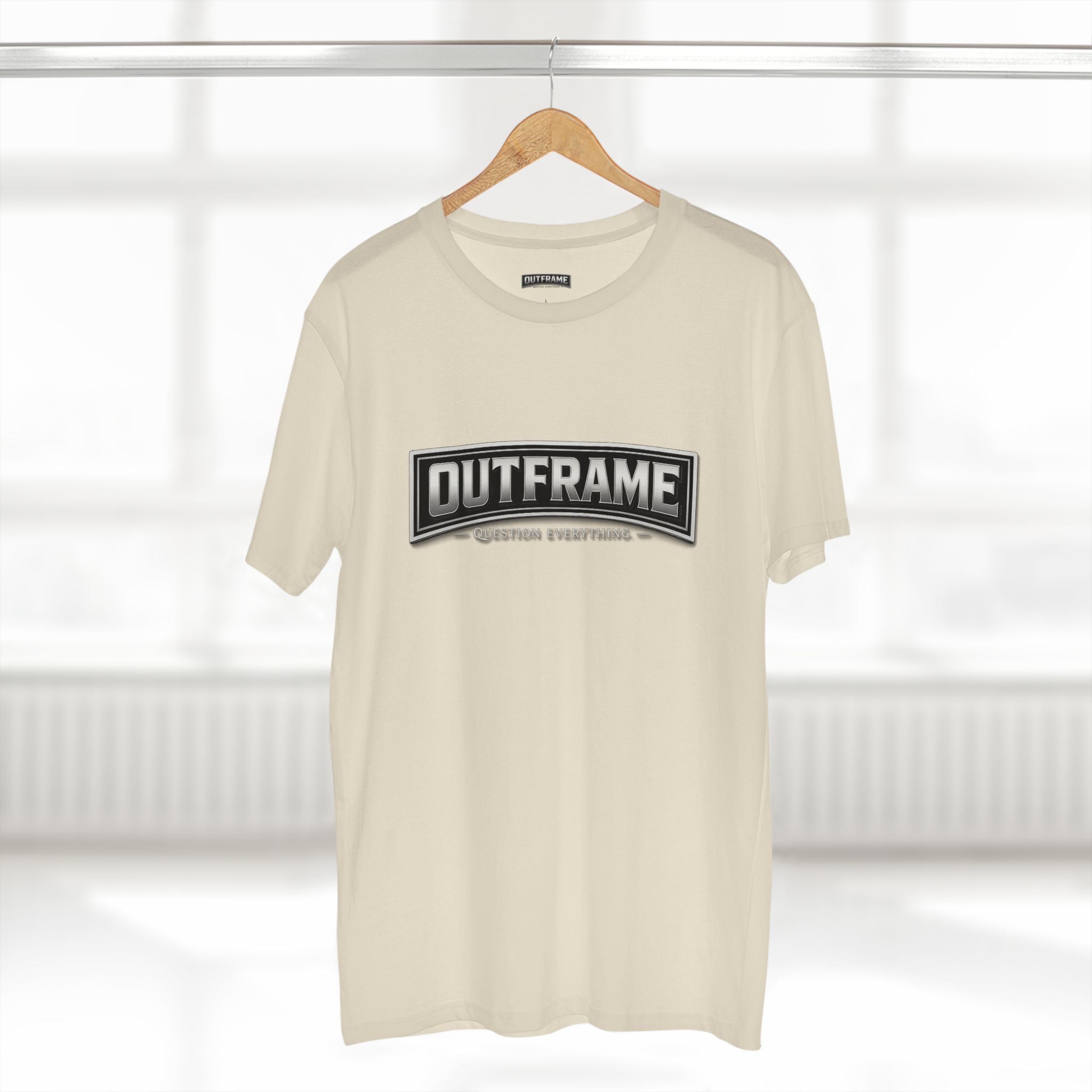 OUTFRAME® Question Everything. | Premium Minimalist Statement T-Shirt | Essentials Collection
