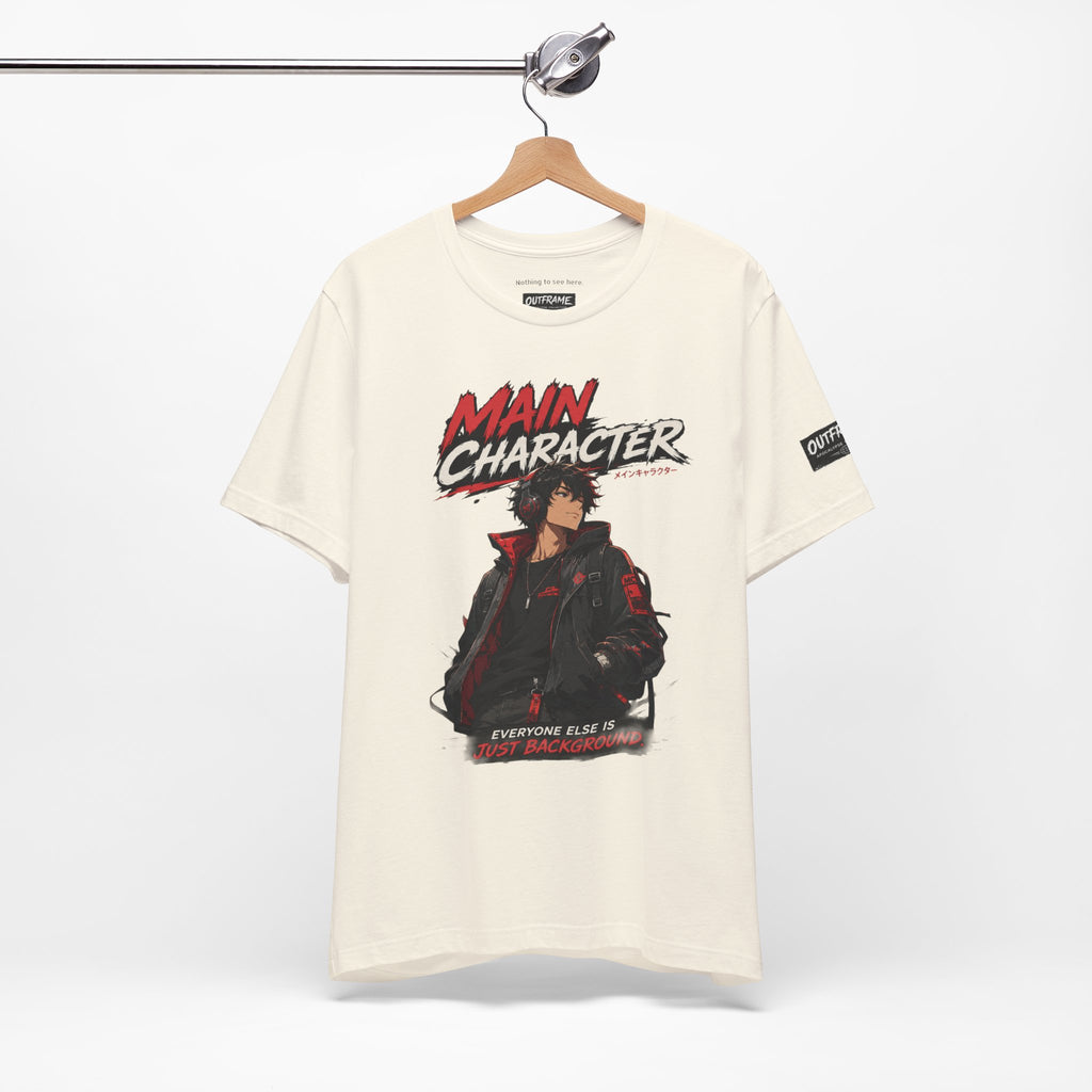 Main Character Graphic Tee — "Your Story Starts Here" Anime Streetwear