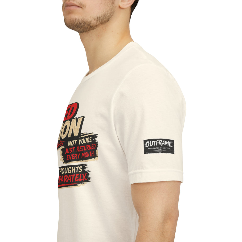 OUTFRAME™ RENTED OPINION | Retro Apocalypse Graphic T-Shirt | Vintage Social