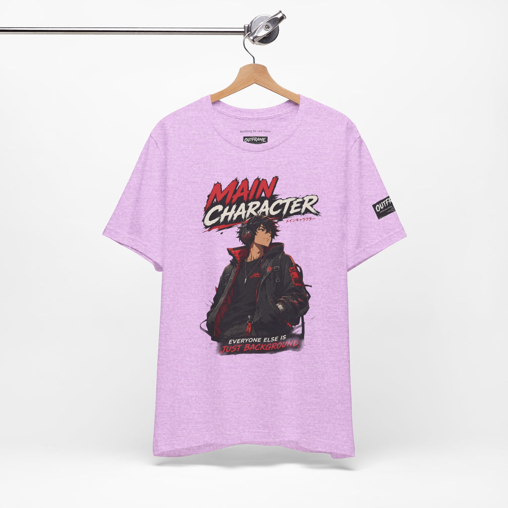Main Character Graphic Tee — "Your Story Starts Here" Anime Streetwear