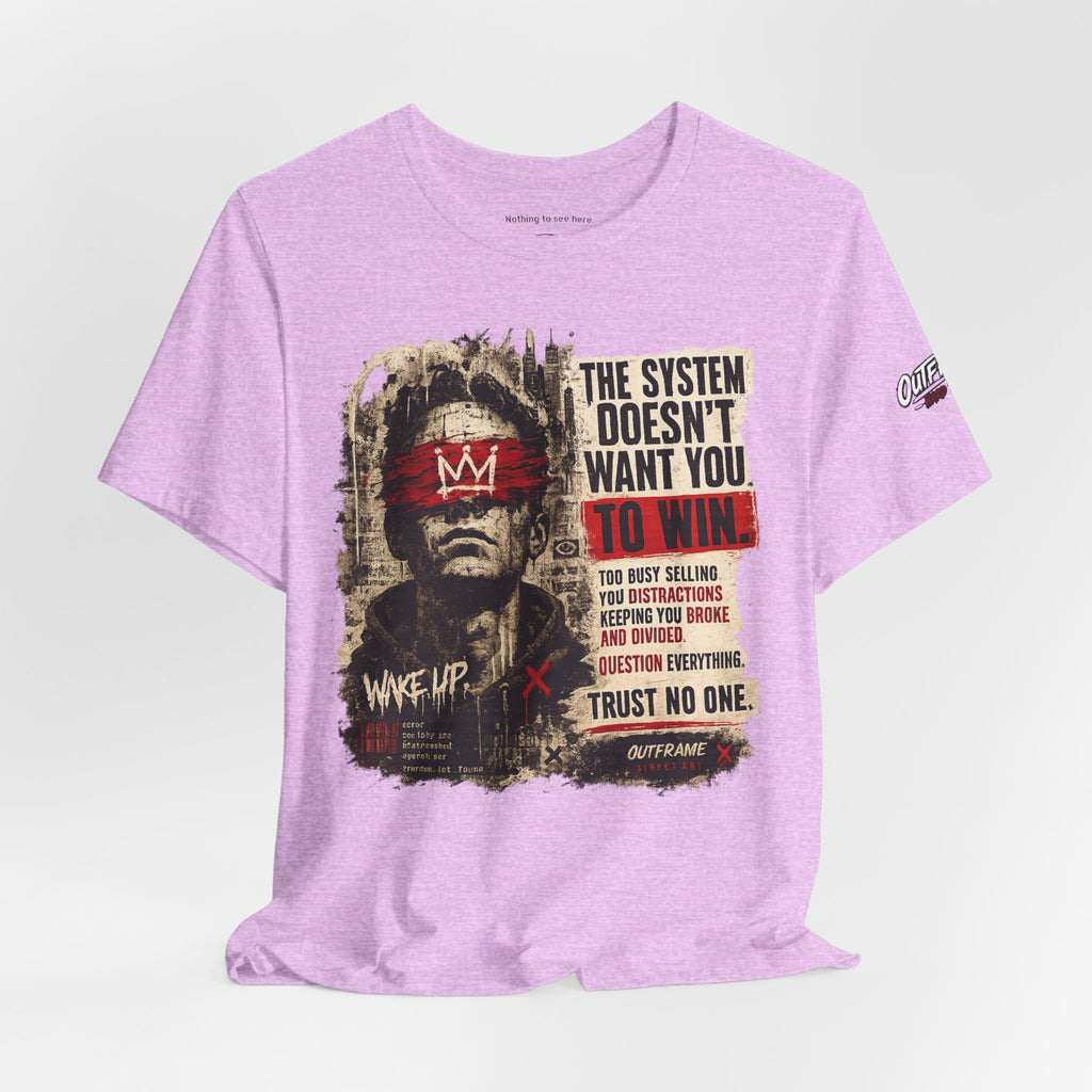 The System Doesn't Want You To Win – Hard Truths Premium Graphic T-Shirt
