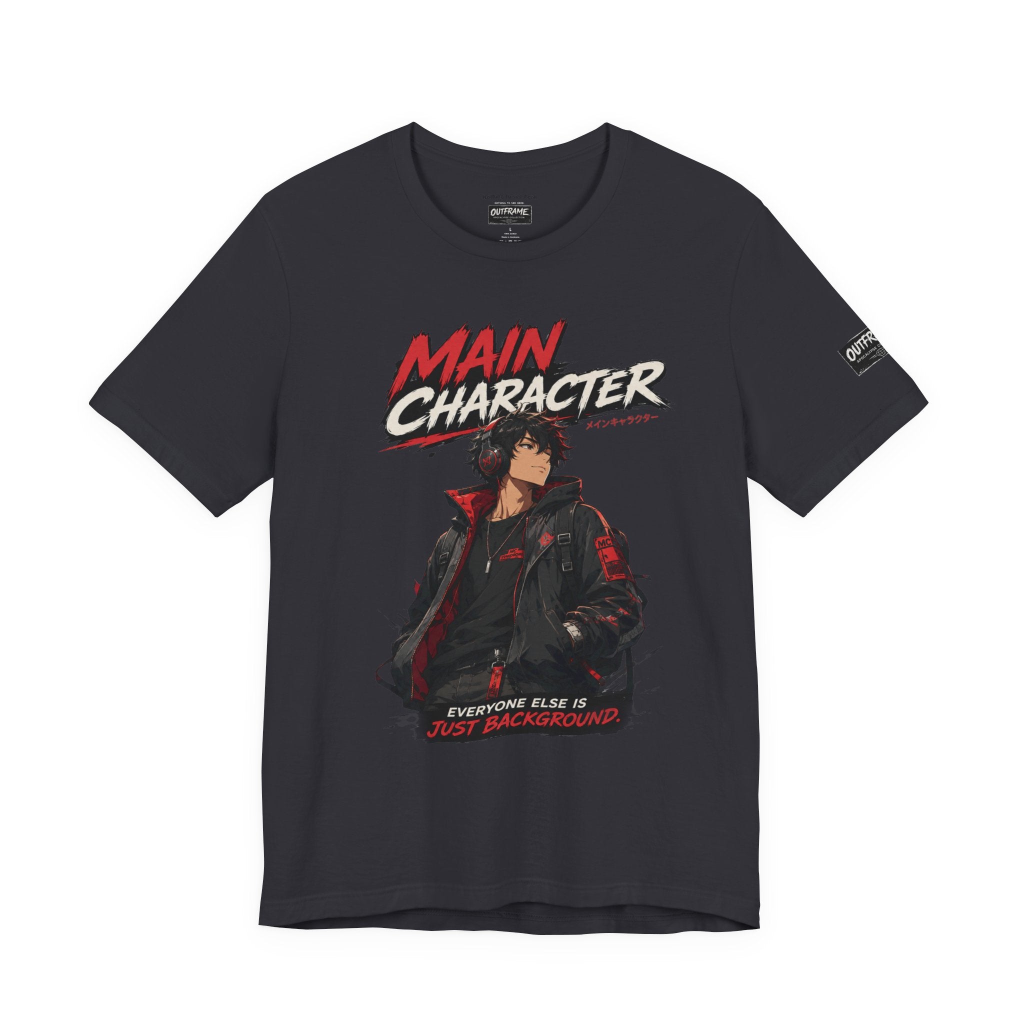 Main Character Graphic Tee — "Your Story Starts Here" Anime Streetwear