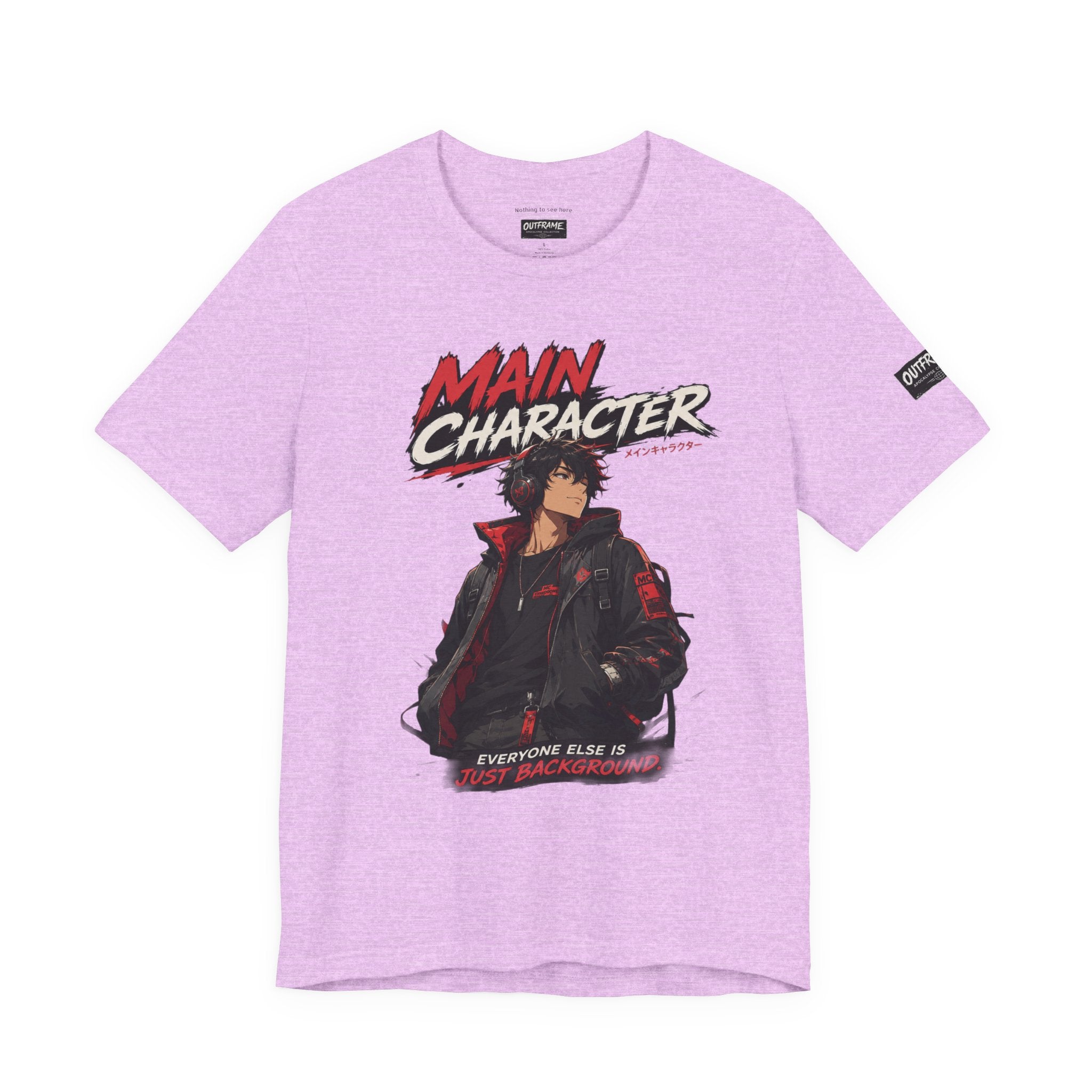 Main Character Graphic Tee — "Your Story Starts Here" Anime Streetwear