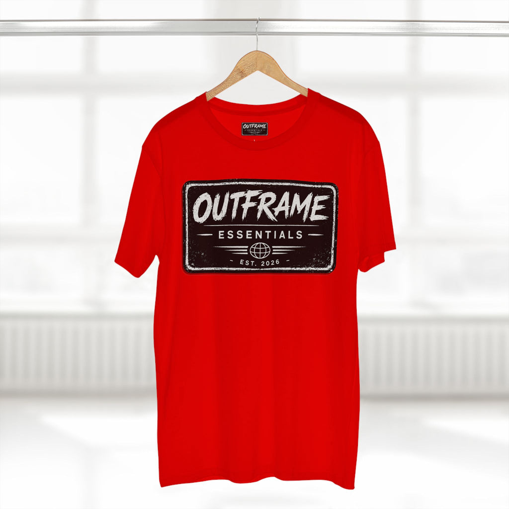 OUTFRAME® Essentials Logo T-Shirt | Premium Minimalist Streetwear | Signature Collection