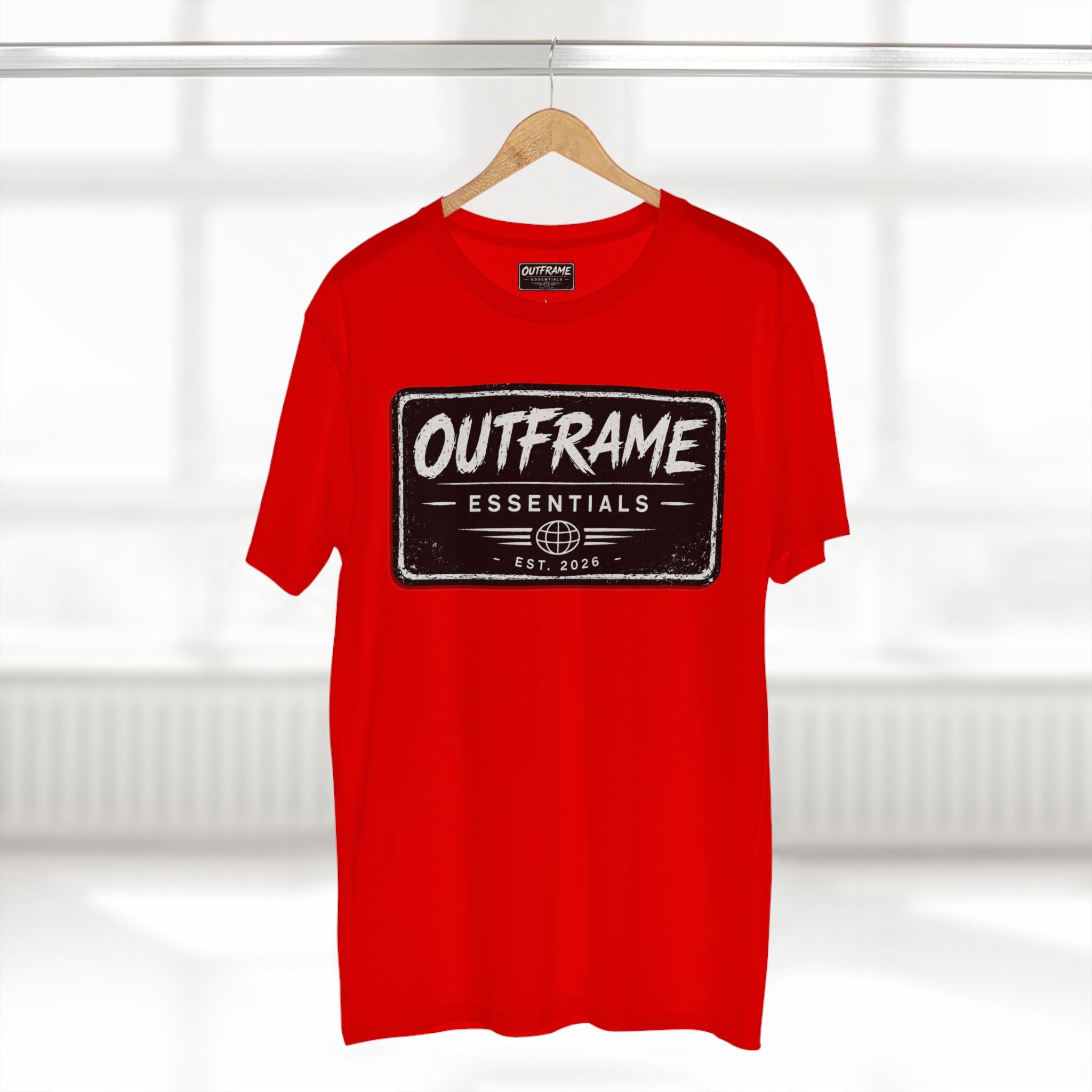 OUTFRAME® Essentials Logo T-Shirt | Premium Minimalist Streetwear | Signature Collection