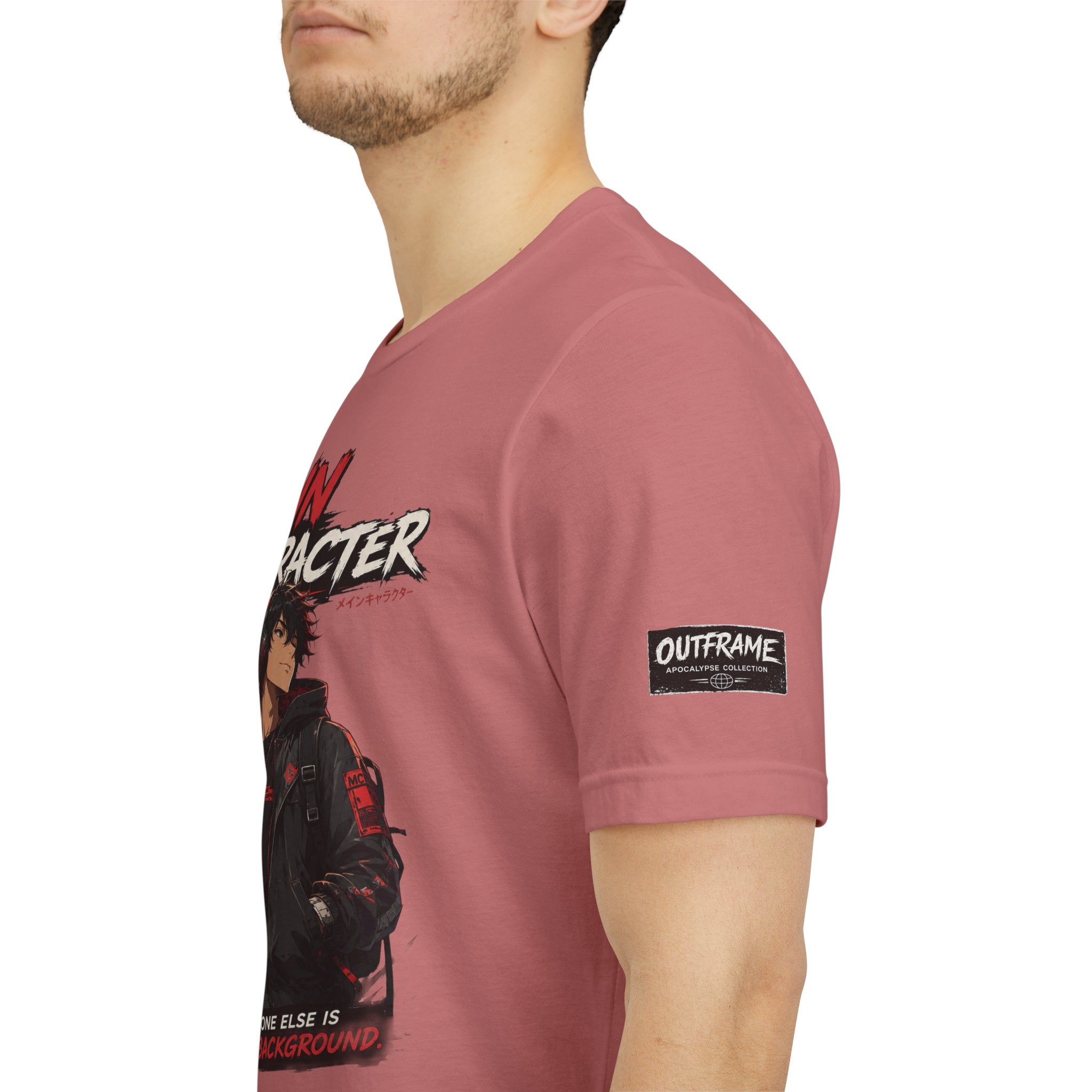 Main Character Graphic Tee — "Your Story Starts Here" Anime Streetwear