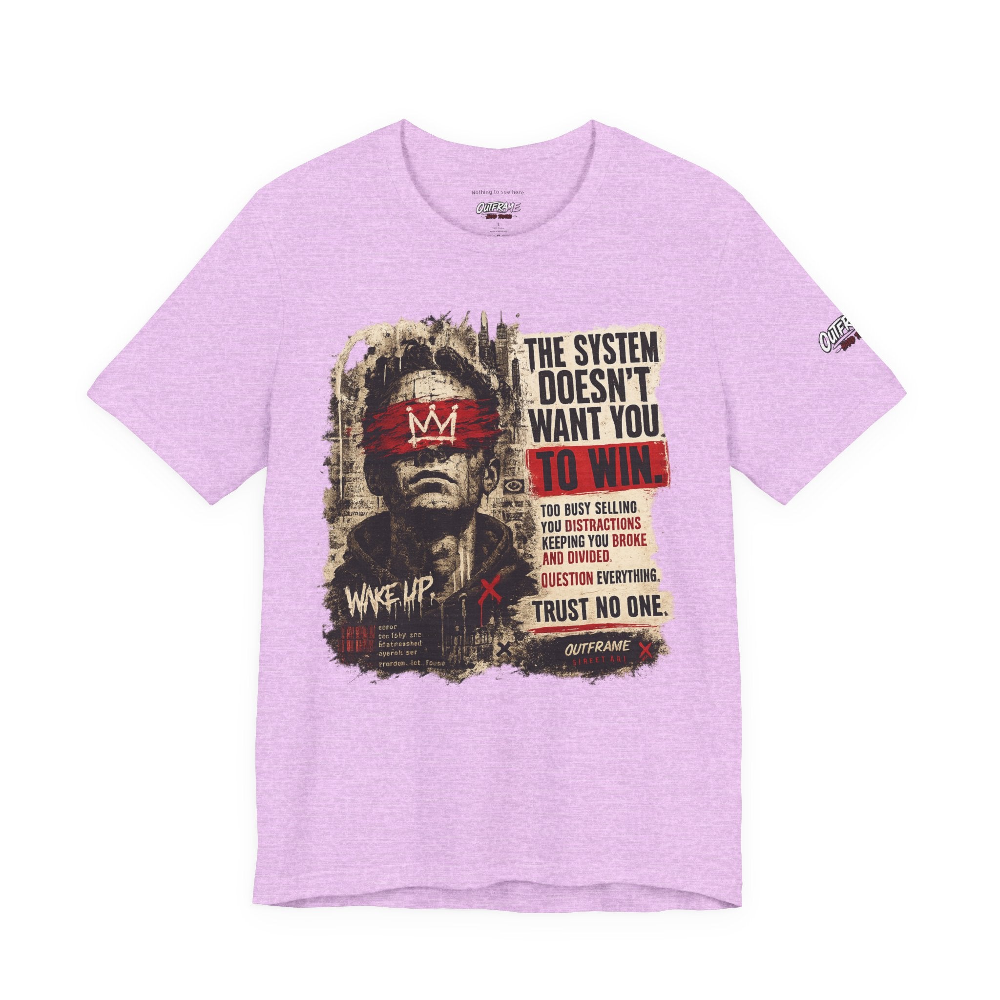 The System Doesn't Want You To Win – Hard Truths Premium Graphic T-Shirt