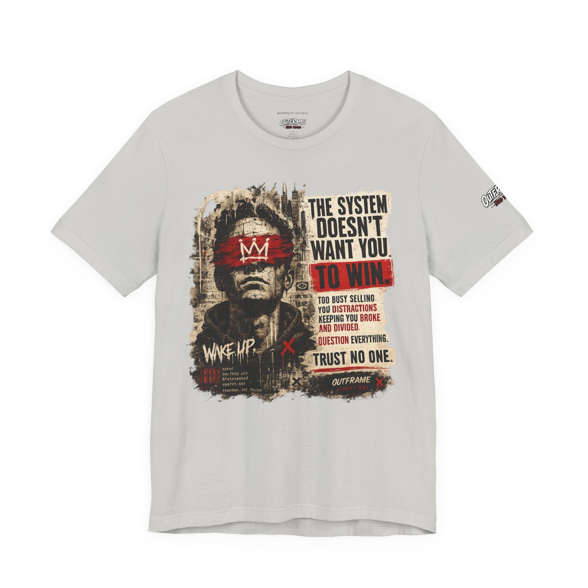 The System Doesn't Want You To Win – Hard Truths Premium Graphic T-Shirt