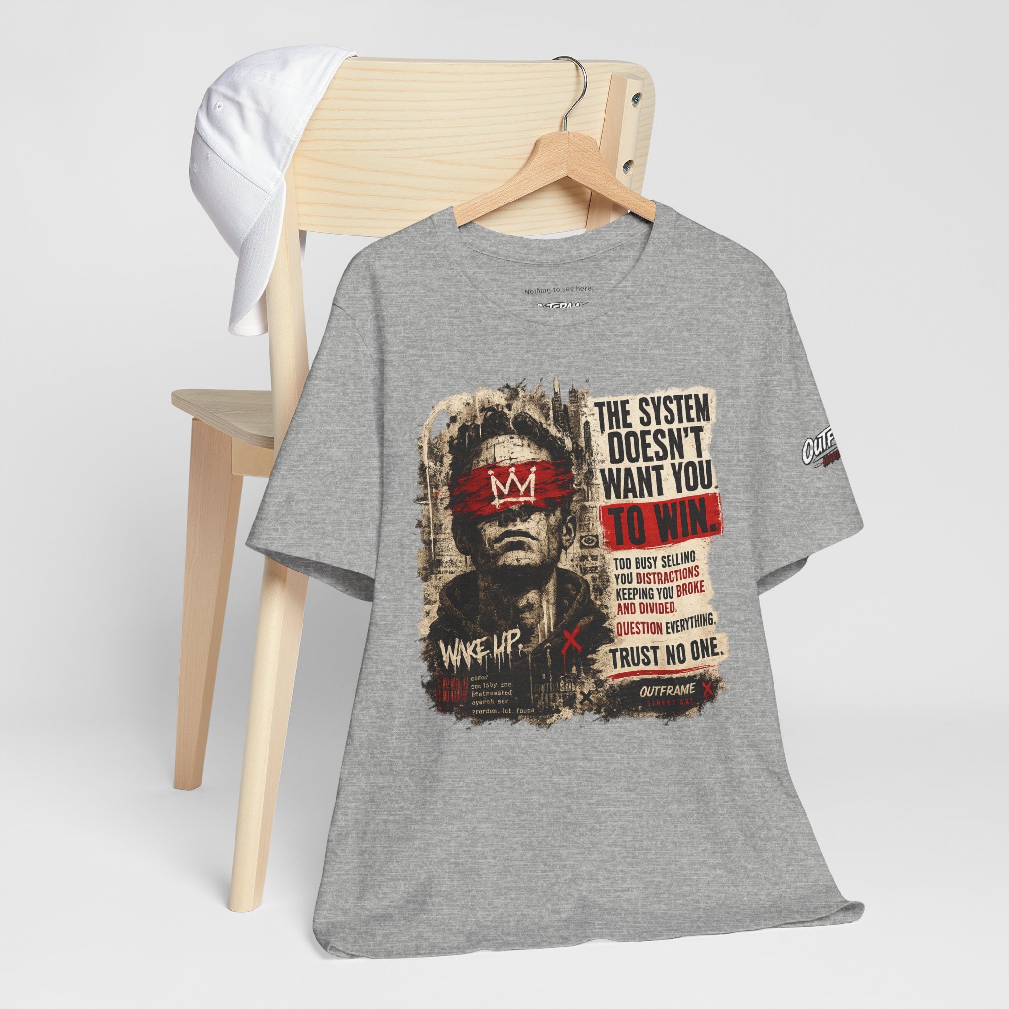 The System Doesn't Want You To Win – Hard Truths Premium Graphic T-Shirt