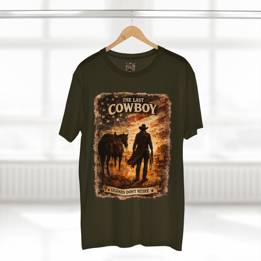 The Last Cowboy – Vintage Western Graphic T-Shirt | American Collection
