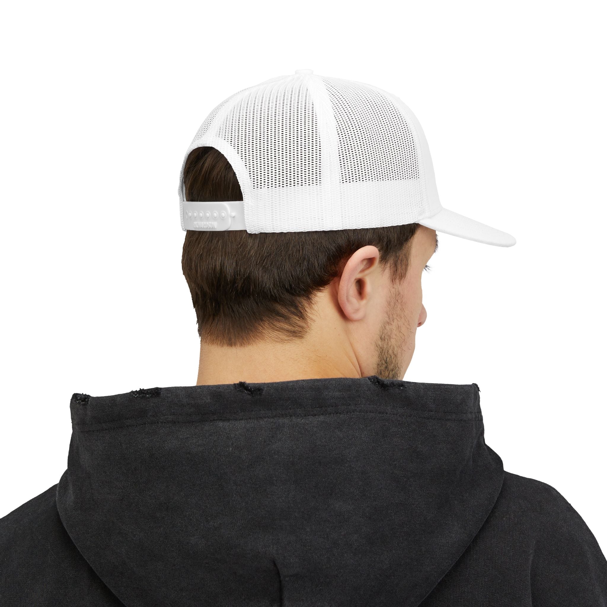 Outframe Snapback Trucker Cap — Retro Brush Logo Hat (EST. 2025)