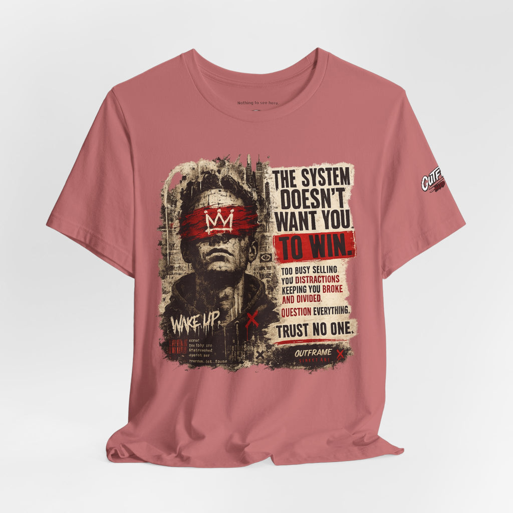 The System Doesn't Want You To Win – Hard Truths Premium Graphic T-Shirt