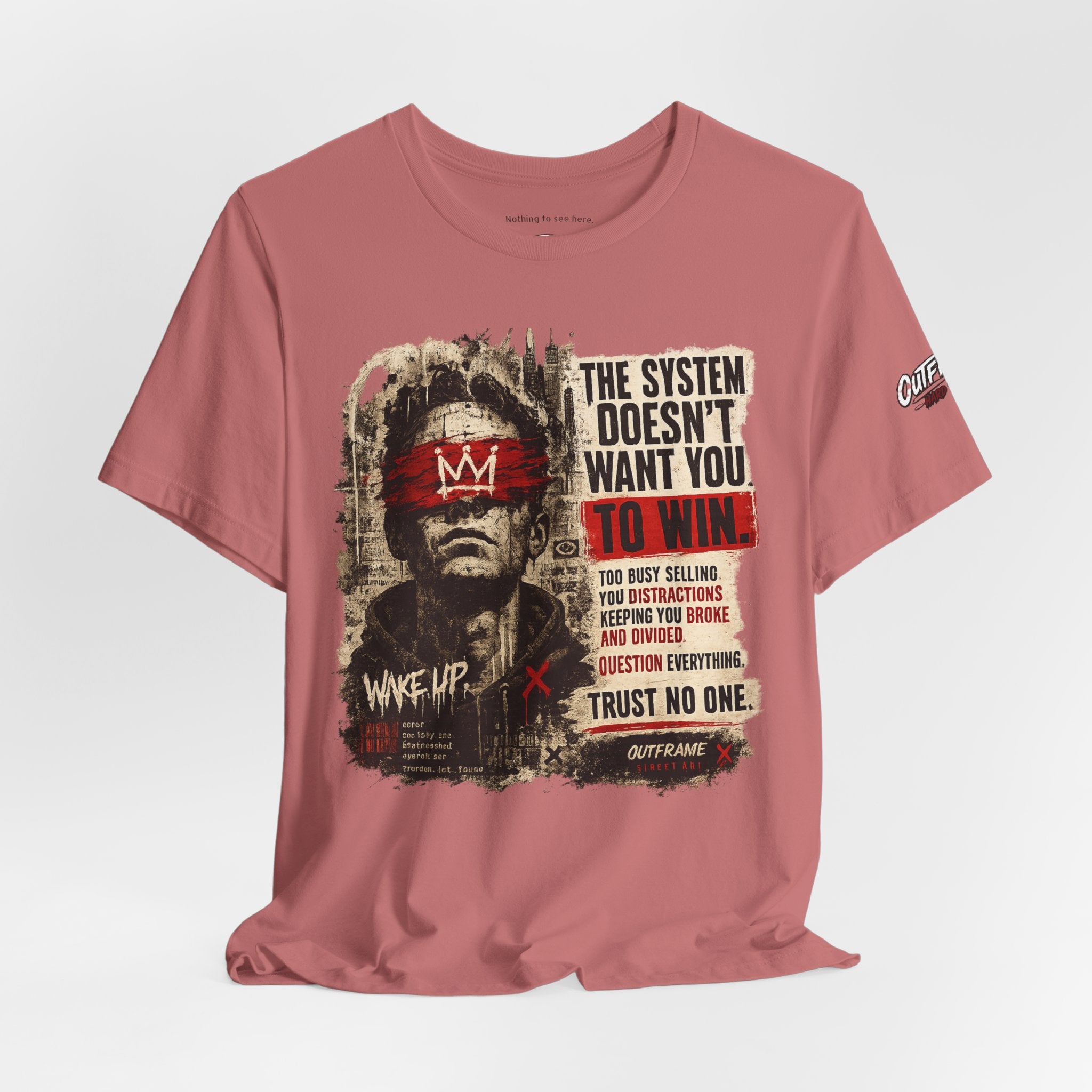 The System Doesn't Want You To Win – Hard Truths Premium Graphic T-Shirt