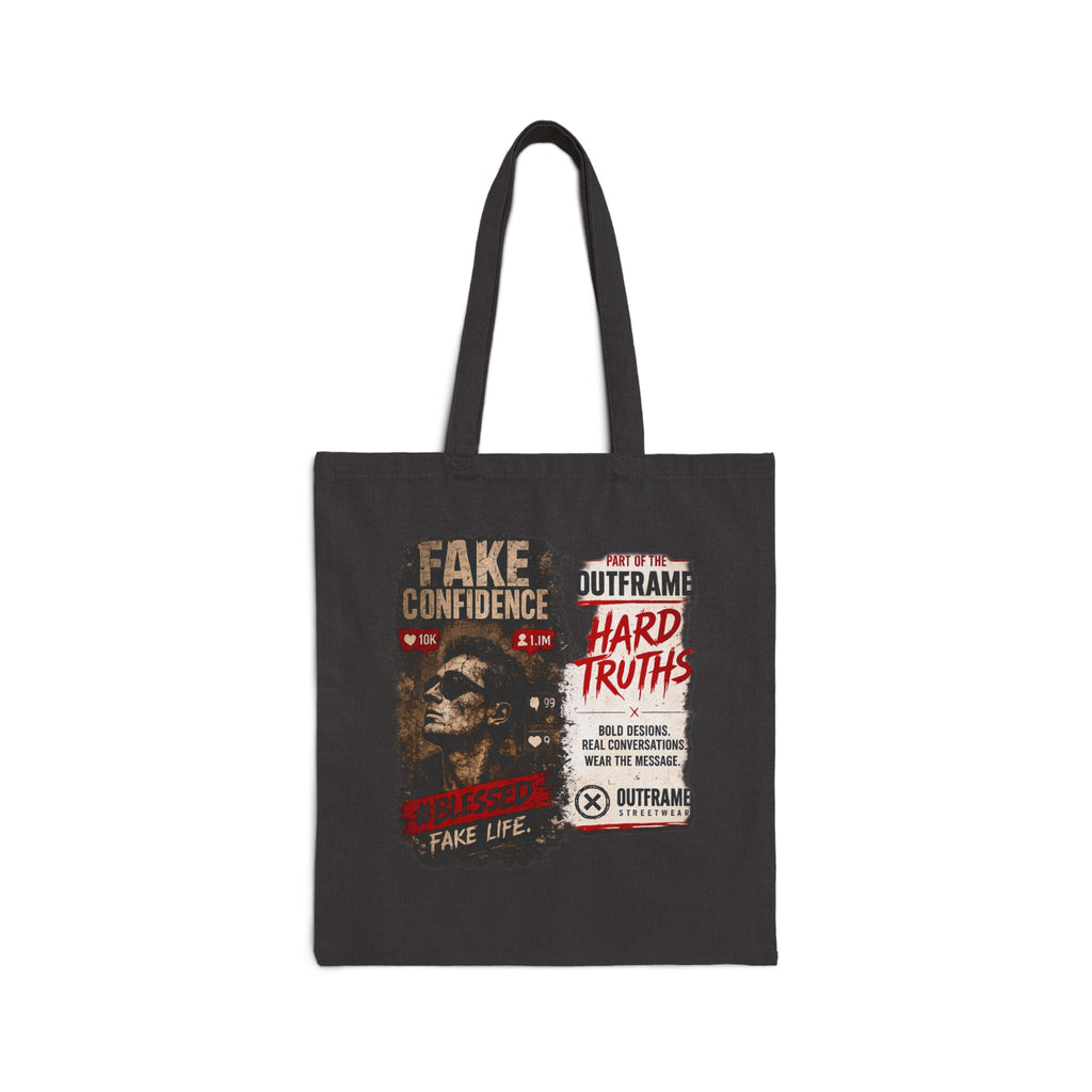 Canvas Tote Bag — "The System Doesn’t Want You" Protest Graphic Shopper